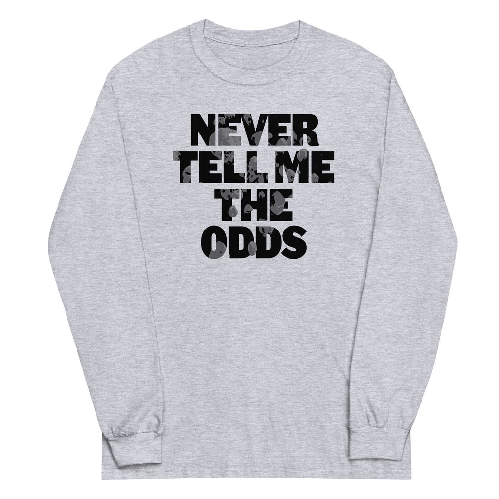 Never Tell Me The Odds Unisex Long Sleeve Tee Hoodie, Sweatshirt | PureTeeCo.com (Image 1)