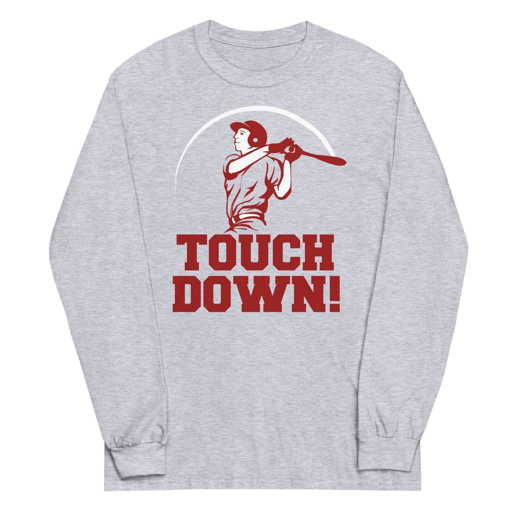 Touchdown! Unisex Long Sleeve Tee Hoodie, Sweatshirt | PureTeeCo.com (Image 2)