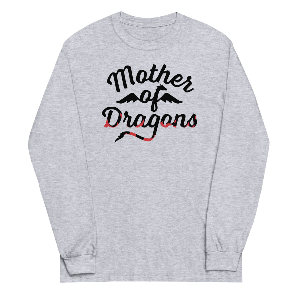 Mother Of Dragons Unisex Long Sleeve Tee Hoodie, Sweatshirt | PureTeeCo.com (Image 1)