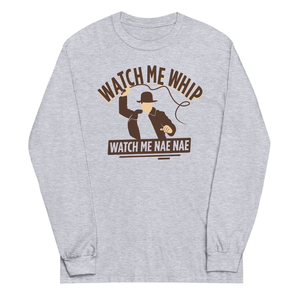 Watch Me Whip Unisex Long Sleeve Tee Hoodie, Sweatshirt | PureTeeCo.com (Image 1)