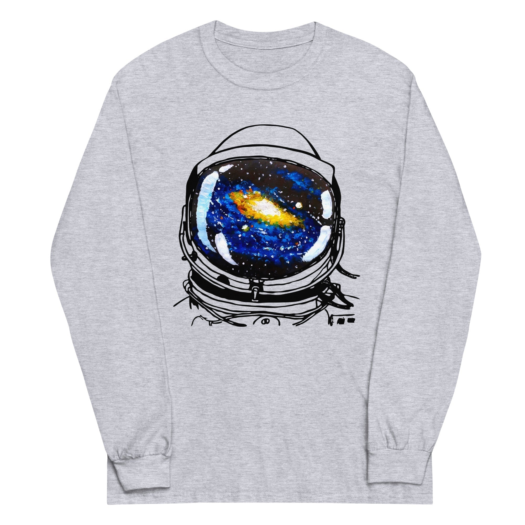 Space Sight Unisex Long Sleeve Tee Hoodie, Sweatshirt | PureTeeCo.com (Image 1)