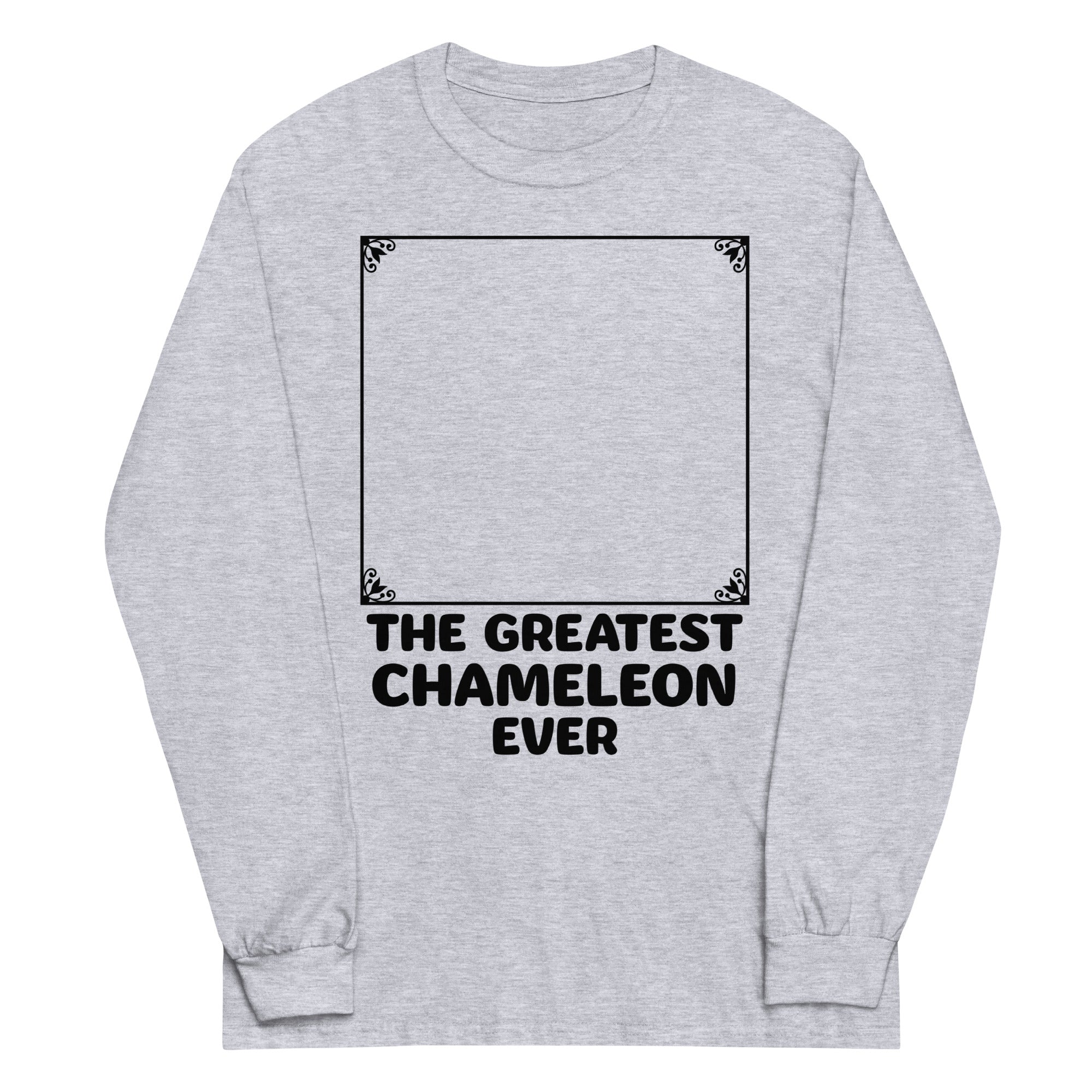 The Greatest Chameleon Ever Unisex Long Sleeve Tee Hoodie, Sweatshirt | PureTeeCo.com (Image 3)