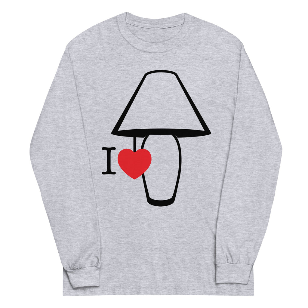 I Love Lamp Unisex Long Sleeve Tee Hoodie, Sweatshirt | PureTeeCo.com (Image 2)