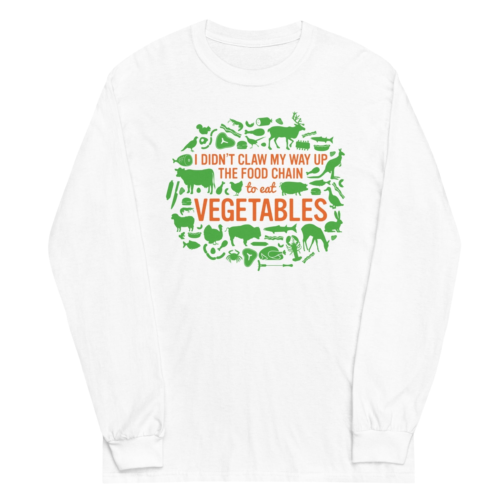 Top Of The Food Chain Unisex Long Sleeve Tee Hoodie, Sweatshirt | PureTeeCo.com (Image 5)