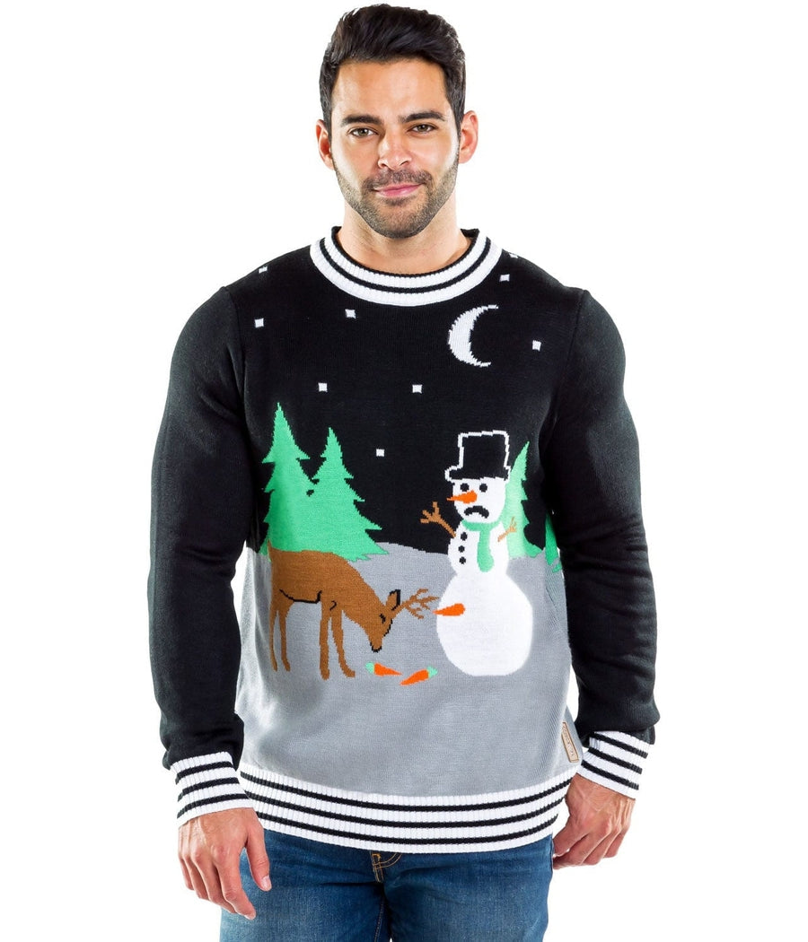 Men's Carrot Trail Nightmare Ugly Christmas Sweater