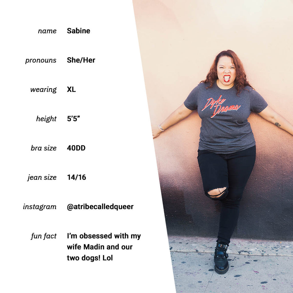 Dyke Drama Tee Hoodie, Sweatshirt | PureTeeCo.com (Image 3)