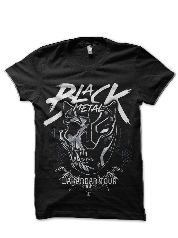 Black Metal â€“ Black Panther Black T-Shirt Hoodie, Sweatshirt | PureTeeCo.com