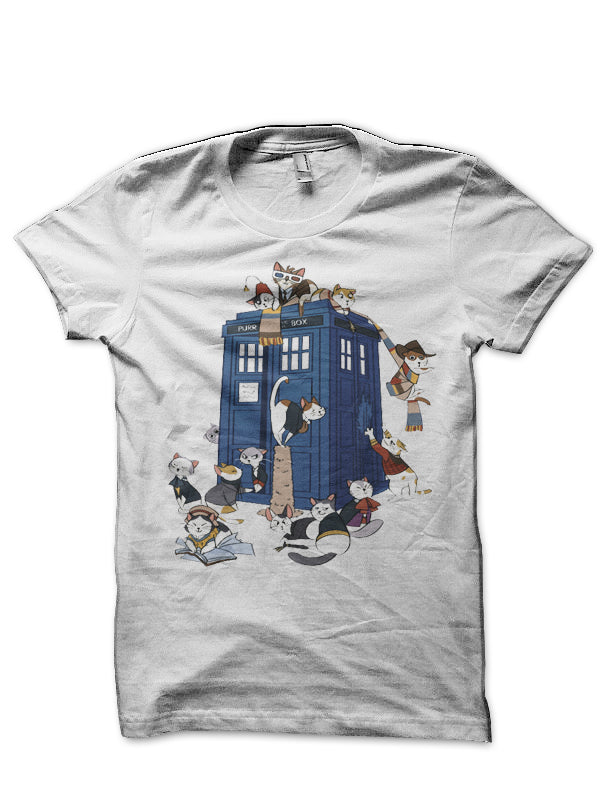 Doctor Mew T-Shirt Hoodie, Sweatshirt | PureTeeCo.com