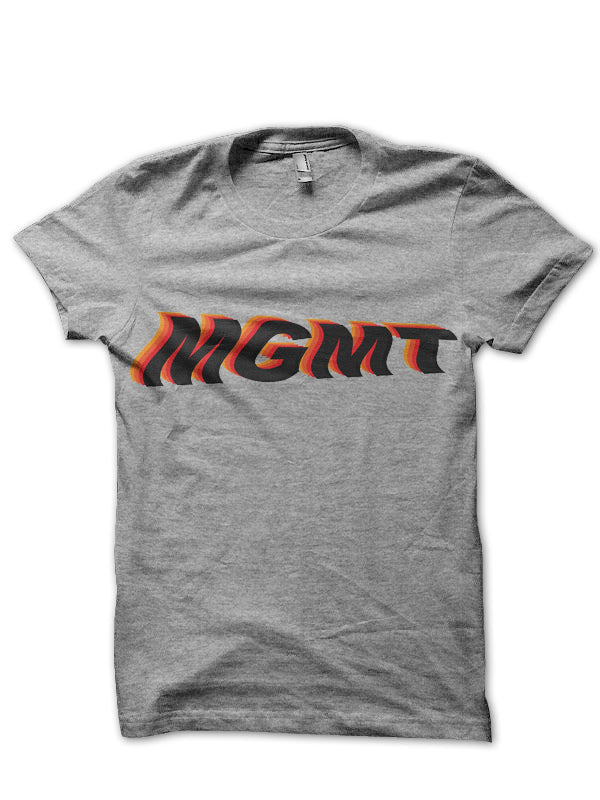 MGMT Band Grey T-Shirt Hoodie, Sweatshirt | PureTeeCo.com