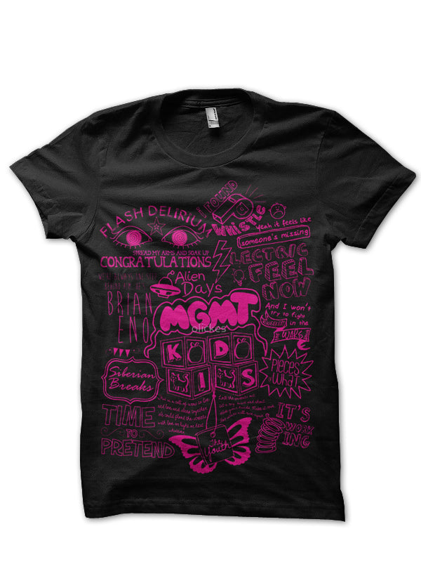 MGMT Black Menâ€™s T-Shirt Hoodie, Sweatshirt | PureTeeCo.com
