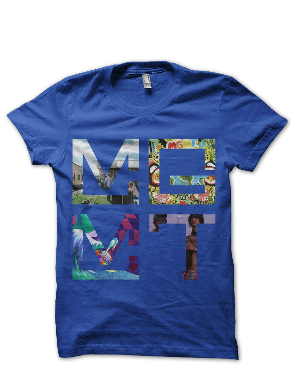 MGMT Blue T-Shirt Hoodie, Sweatshirt | PureTeeCo.com