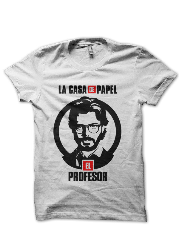 El Profesor Money Heist Bella Ciao La Casa de Papel T-Shirt Hoodie, Sweatshirt | PureTeeCo.com