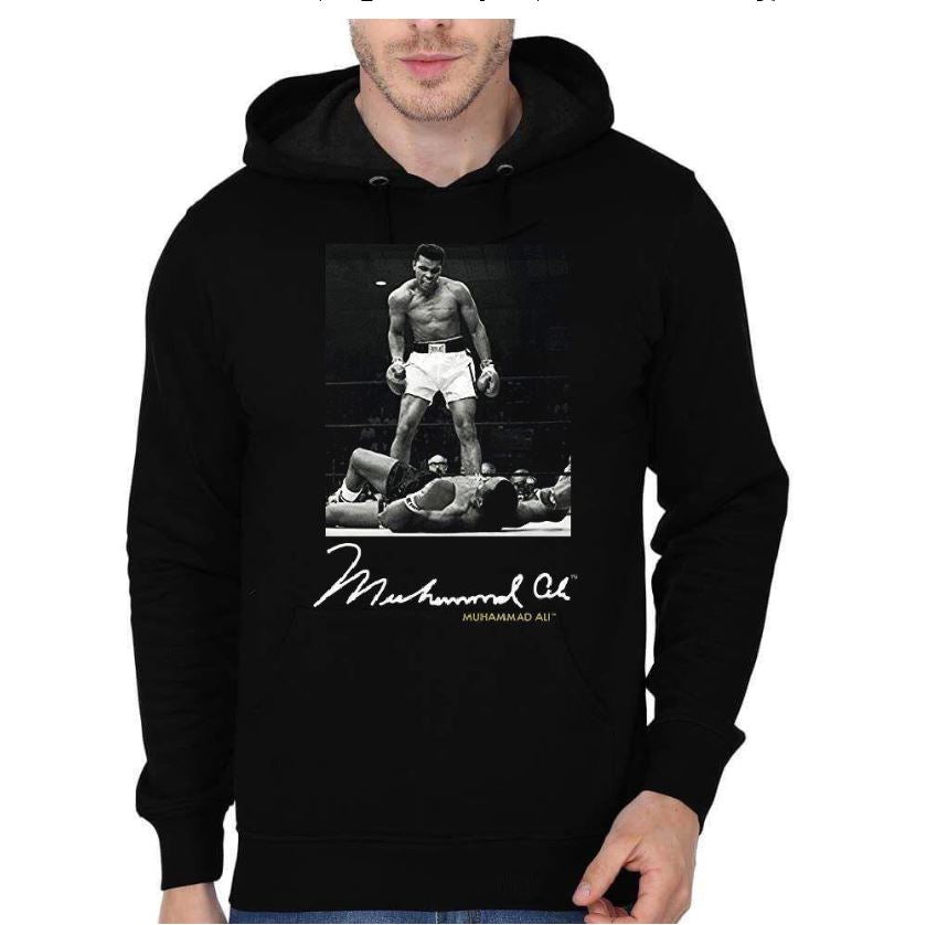 muhammad ali signatured Black hoodie T-Shirts, Sweatshirt | PureTeeCo.com