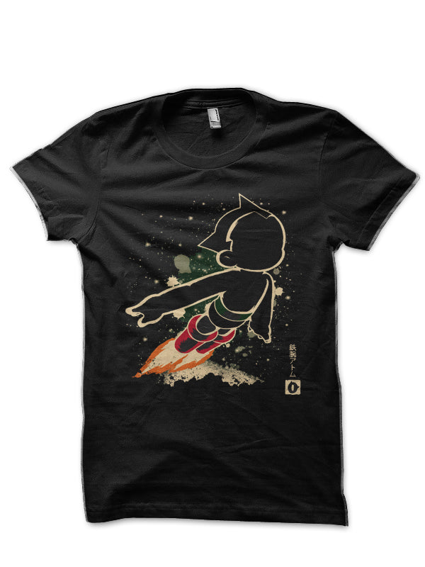 The Mighty Atom Black T-Shirt Hoodie, Sweatshirt | PureTeeCo.com