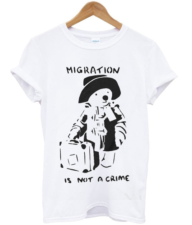 migration is not a crime t-shirt Hoodie, Sweatshirt | PureTeeCo.com