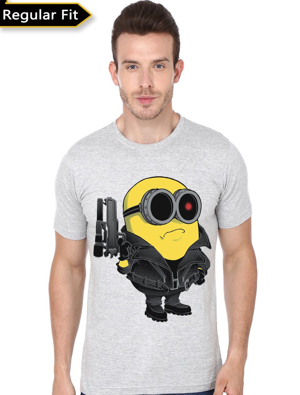 Terminion Grey T-Shirt Hoodie, Sweatshirt | PureTeeCo.com