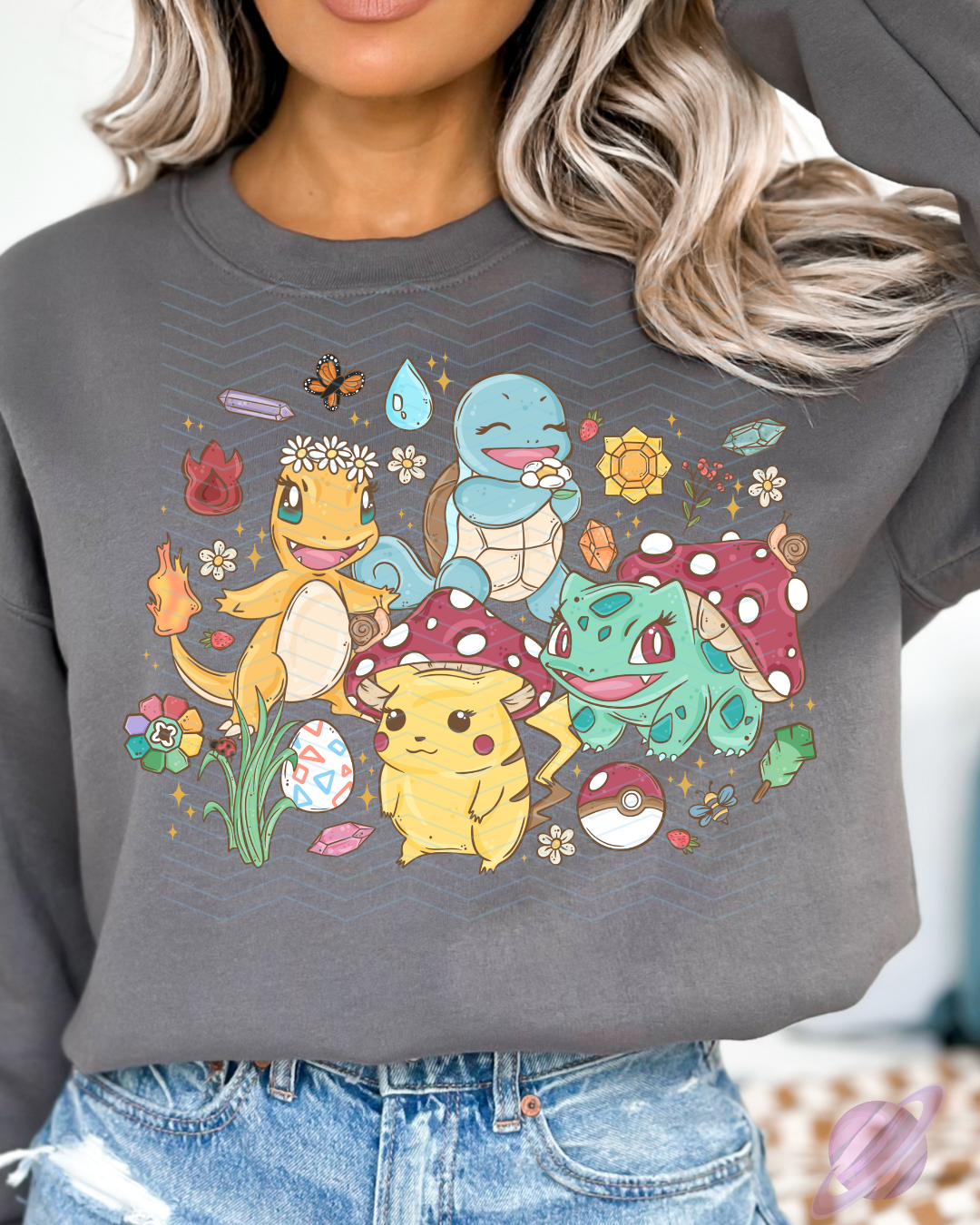MIX CATCH SWEATSHIRT T-Shirts, Hoodie | PureTeeCo.com (Image 1)
