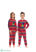 MLB Grinch New York Rangers Custom Name Christmas Knitting Pattern Matching Family Pajamas Set