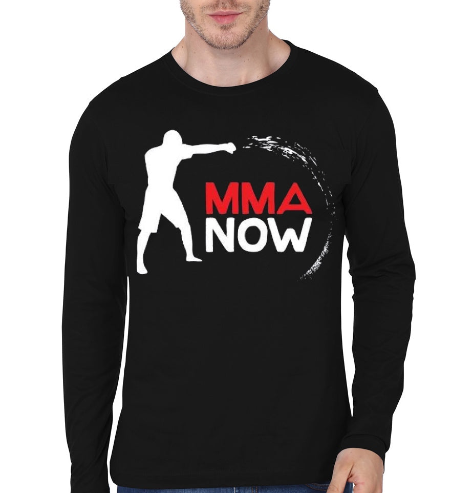 MMA Custom Black Full Sleeve Tee Hoodie, Sweatshirt | PureTeeCo.com