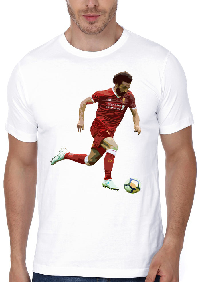 Mo Salah White T-Shirt Hoodie, Sweatshirt | PureTeeCo.com