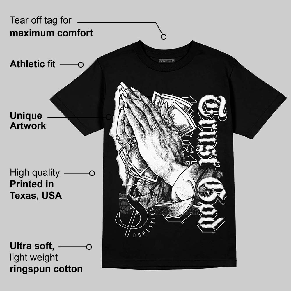 Dunk Low Panda White Black DopeSkill T-Shirt Trust God Graphic Hoodie, Sweatshirt | PureTeeCo.com (Image 3)