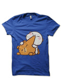 Peach And Goma Half Sleeve T-Shirt Hoodie, Sweatshirt | PureTeeCo.com