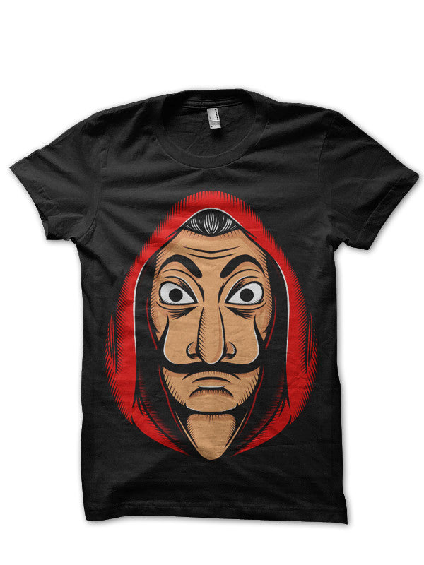 Money Heist Black T-Shirt Style008 Hoodie, Sweatshirt | PureTeeCo.com