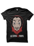 Money Heist Black T-Shirt Style003 Hoodie, Sweatshirt | PureTeeCo.com