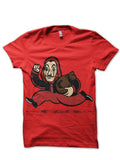 Money Heist Red T-Shirt Style001 Hoodie, Sweatshirt | PureTeeCo.com