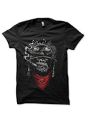 Smoking Ape On Adventure Black T-Shirt Hoodie, Sweatshirt | PureTeeCo.com