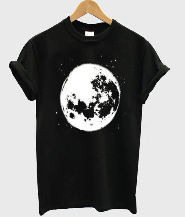 moon in space t-shirt Hoodie, Sweatshirt | PureTeeCo.com