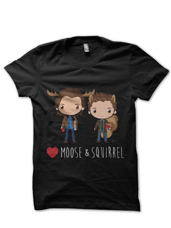 Love Supernatural Black T-Shirt Hoodie, Sweatshirt | PureTeeCo.com
