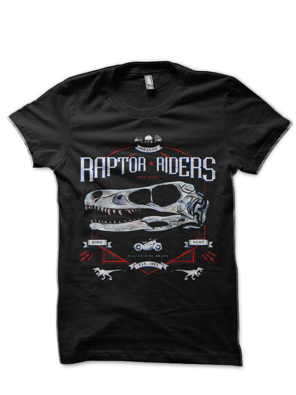 Jurassic Riders-Modern Family Black T-Shirt Hoodie, Sweatshirt | PureTeeCo.com