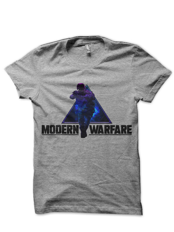 MODERN WARFARE Grey T-Shirt Hoodie, Sweatshirt | PureTeeCo.com