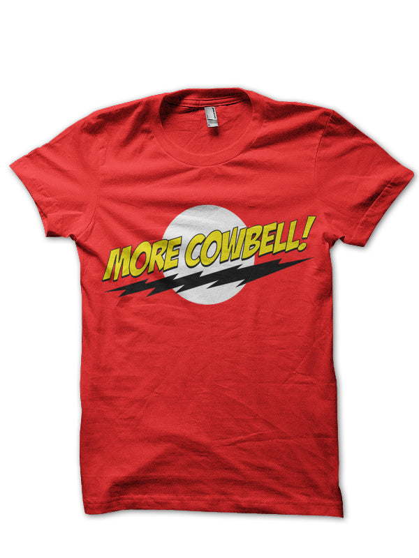 More Cowbell Red T-Shirt Hoodie, Sweatshirt | PureTeeCo.com