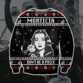 Morticia Don’T Be A Prick Knitting Pattern 3D Print Ugly Sweater