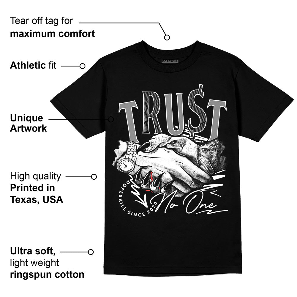 Dunk Low Panda White Black DopeSkill T-Shirt Trust No One Graphic Hoodie, Sweatshirt | PureTeeCo.com (Image 3)