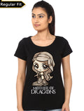 Mother Of Dragon Black Girls T-Shirt Hoodie, Sweatshirt | PureTeeCo.com