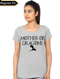 Mother Of Dragons Grey Girls T-Shirt Hoodie, Sweatshirt | PureTeeCo.com