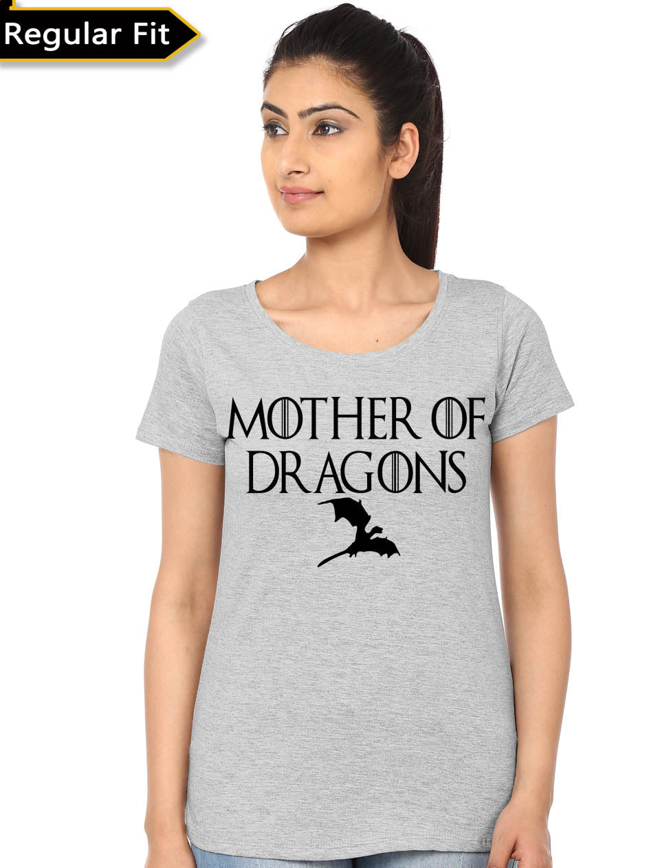 Mother Of Dragons Grey Girls T-Shirt Hoodie, Sweatshirt | PureTeeCo.com