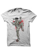 Muay Thai White T-Shirt Hoodie, Sweatshirt | PureTeeCo.com