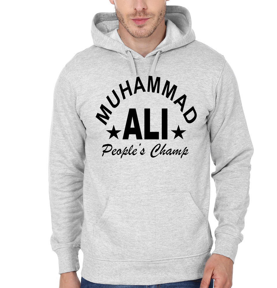 Muhammad Ali Grey Hoodie T-Shirts, Sweatshirt | PureTeeCo.com