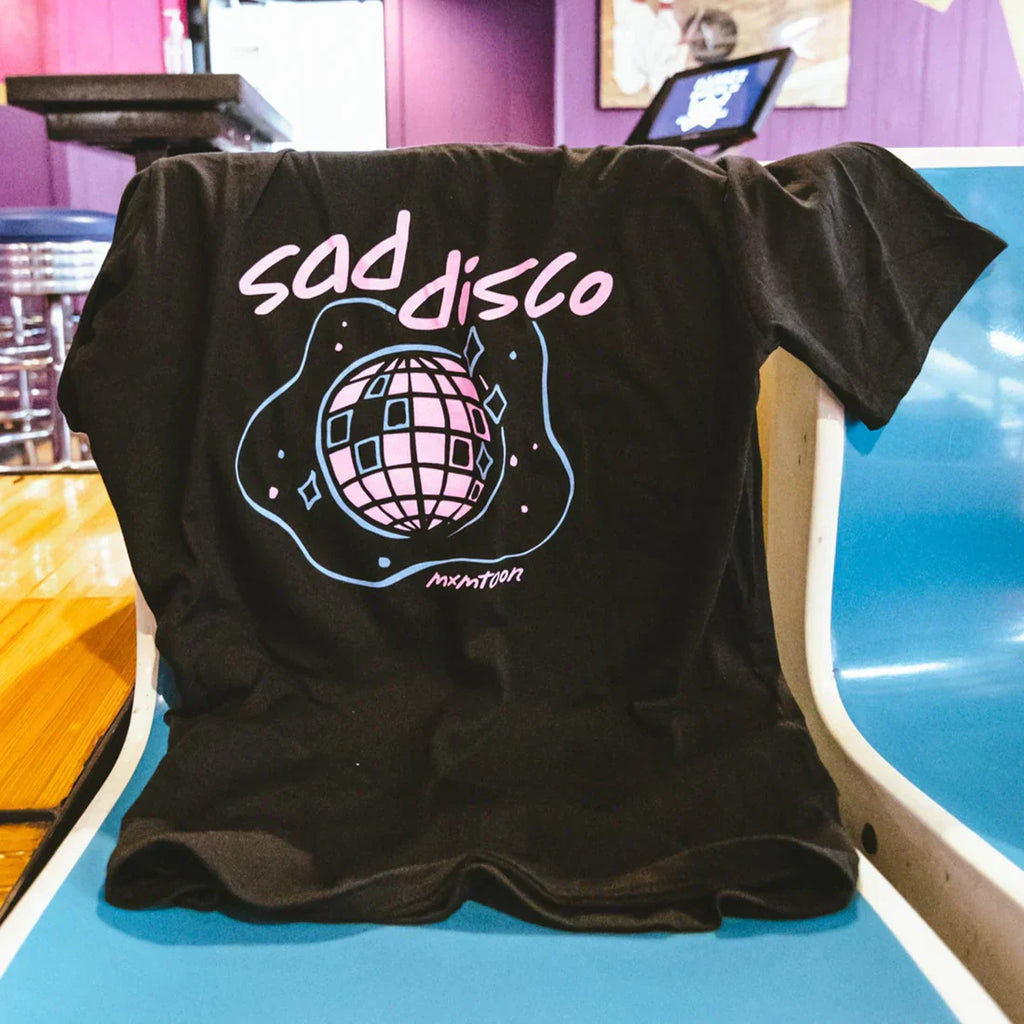 Sad Disco T-Shirt Hoodie, Sweatshirt | PureTeeCo.com (Image 2)
