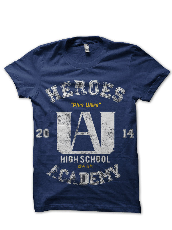 My Hero Academia Navy Blue T-Shirt Hoodie, Sweatshirt | PureTeeCo.com