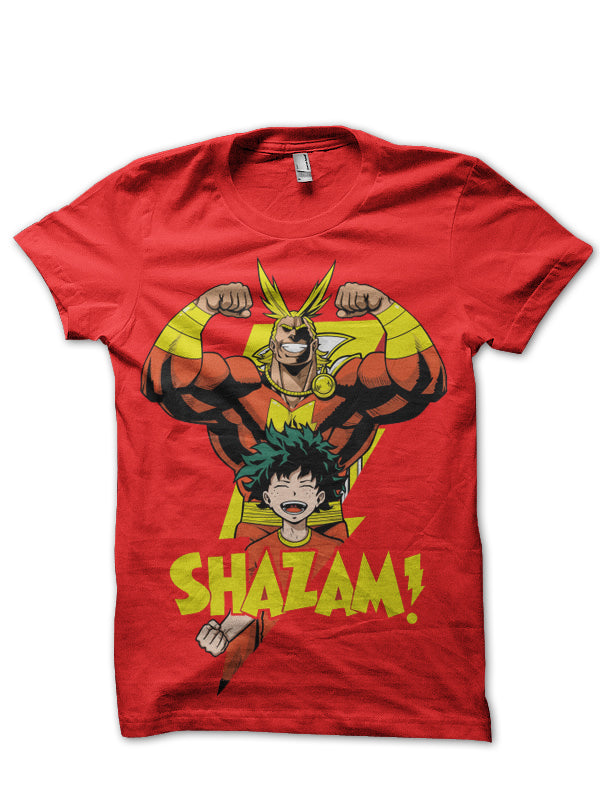 My Hero Academia Red T-Shirt Style001 Hoodie, Sweatshirt | PureTeeCo.com