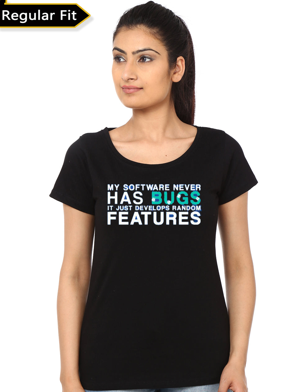 My Software Never Has Bugs Girls T-Shirt Hoodie, Sweatshirt | PureTeeCo.com