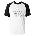 my unicorn ate my homework tshirt Hoodie, Sweatshirt | PureTeeCo.com