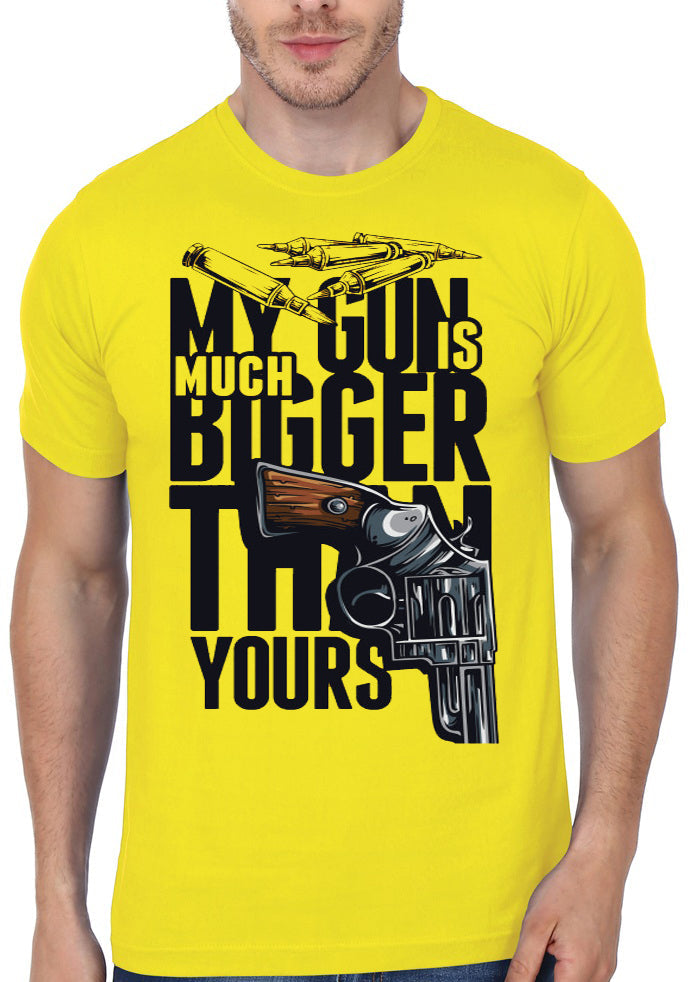My Gun Is Bigger Then Yours T-Shirt Hoodie, Sweatshirt | PureTeeCo.com