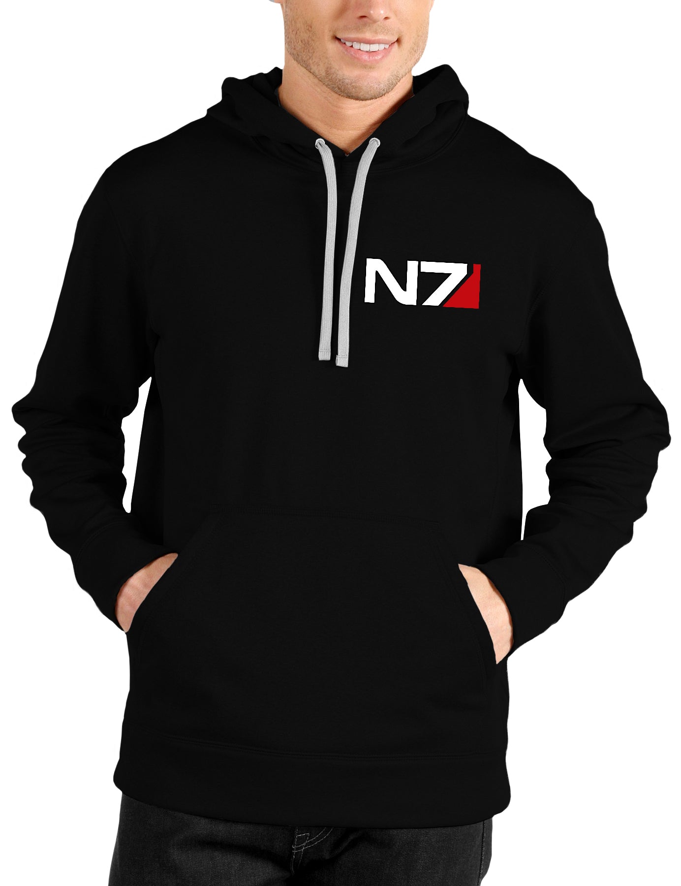N7 Mass Effect Black Hoodie Style001 T-Shirts, Sweatshirt | PureTeeCo.com