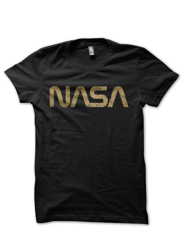 Nasa Half Sleeve Black T-Shirt Style004 Hoodie, Sweatshirt | PureTeeCo.com